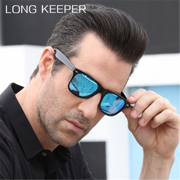 

retro vintage sunglasses men polarized women mirror reflective brand designer night vision eyewears male driving sun glasses, White;black