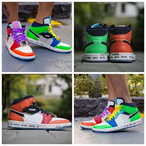 

melody ehsani x 1 mid wmns fearless basketball shoes mens baskets 1s what the mandarin duck gold watch splicing sneakers cq7629-100