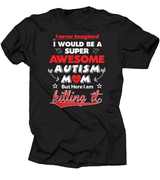 

autism t-shirt autism mom tee shirt autism awareness t-shirt custom made tee shirt
