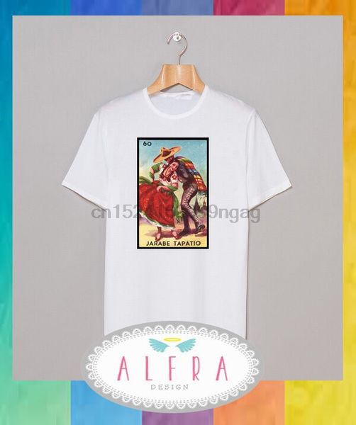 

mexican loteria printed t-shirt - el jarabe tapatio