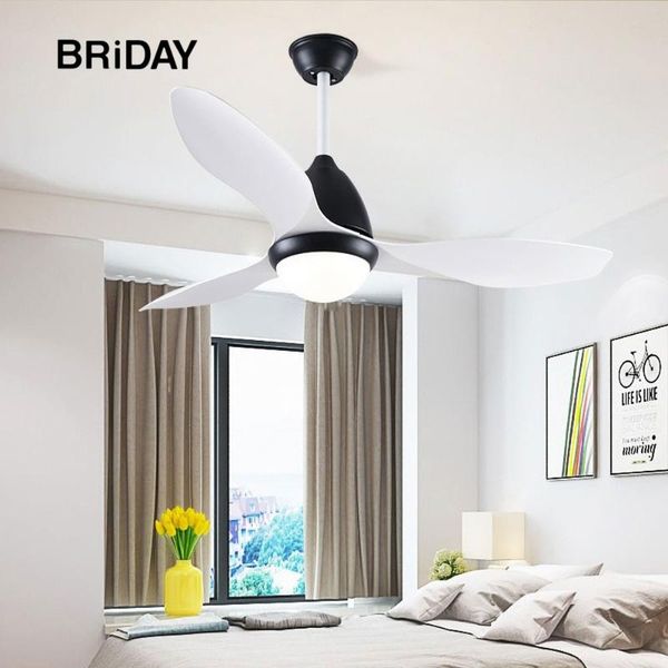 

electric fans 48 inch led ceiling lamp with lights remote control ventilator home fixture silent motor bedroom decor modern