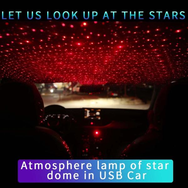 

car atmosphere lamp car roof lights interior lights rotate ambient star light door light for mercede