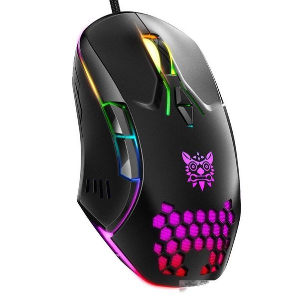 vodool cw902 usb wired mechanical mouse backlight 6 gears 6400dpi adjustable macro definition gaming mice