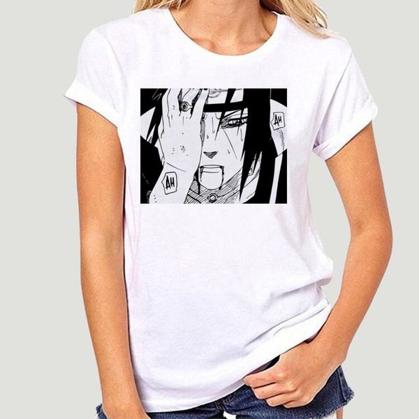 

unisex «s t shirt наруто harajuku прохладный японского аниме uchiha itachi печать с коротким рукавом рубашки streetwear случайные футболки-0
