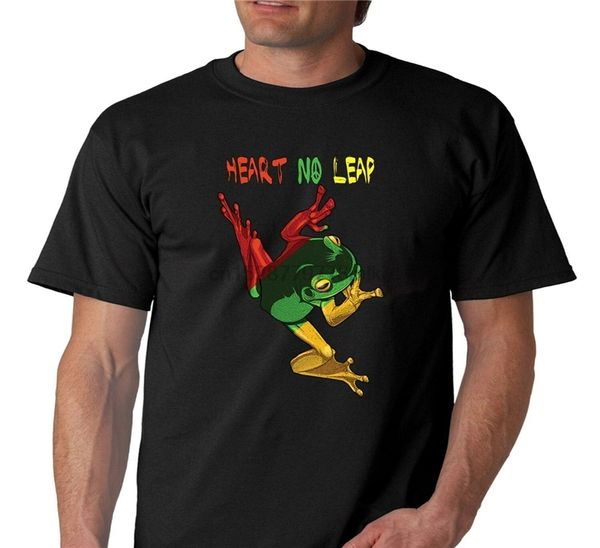 

heart no leap t-shirt rasta frog jamaica flag graphic tee plus size clothing tee shirt