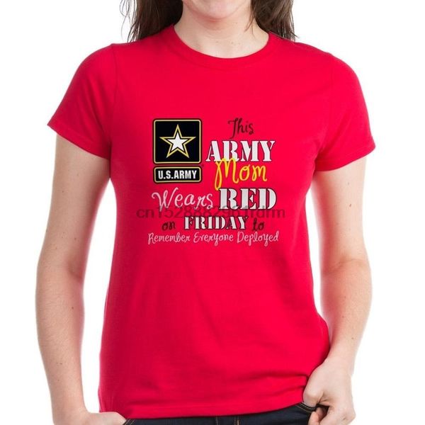 

одежда cafepress army мама wears красная майка женская хлопок футболку