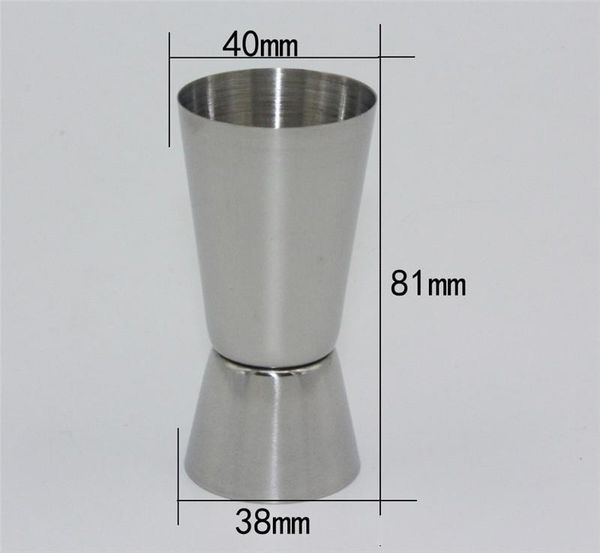 

20 - 50ml 2-end jigger smeasure cup cocktail drink wine shaker stainless bar ng
