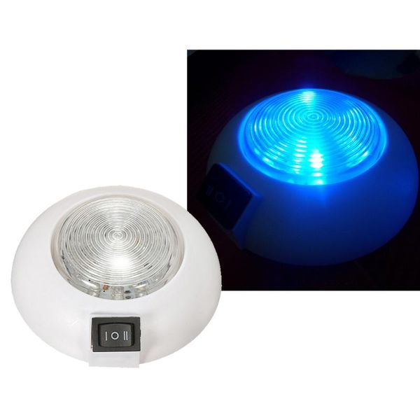 

car led dome roof ceiling light round lamp suv yacht ight white new