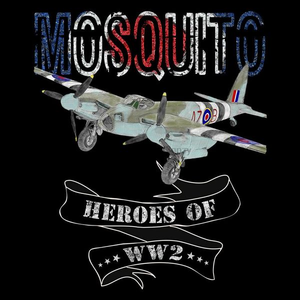 

de havilland mosquito shirt ww2 aircraft airplane gifts raf - t-shirt