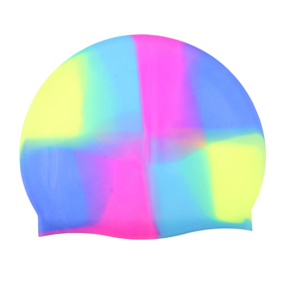 

premium durable flexible silicone swim cap swimming pool hat for men and women, boys and girls