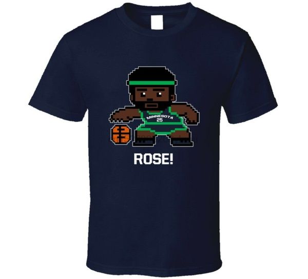 

derrick rose tecmo player minnesota basketball fan t shirt