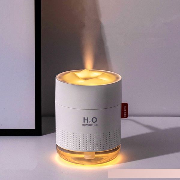 

500ml snow mountain humidifier two light water tank dc power humidification 12-18hrs spray mute intimate silent atomizer