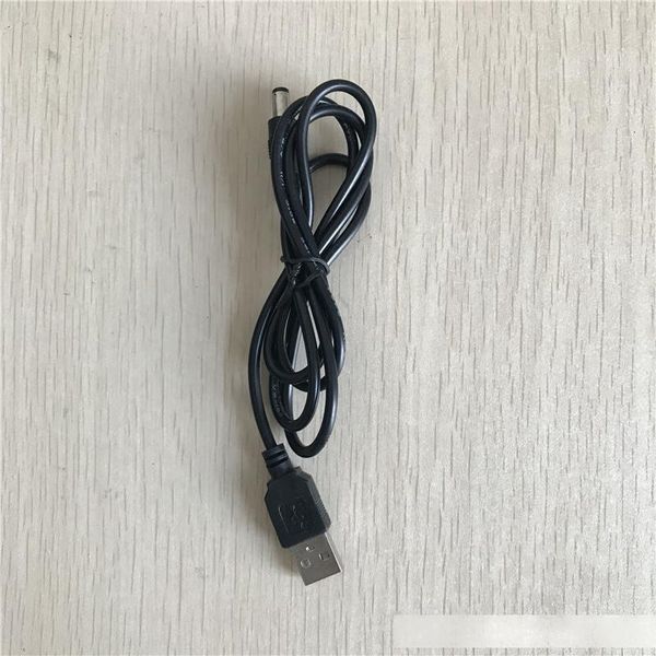

10pcs/lot 5v usb 2.0 type a to dc 5.5*2.1mm power charger data extension cable cord wire black 70cm