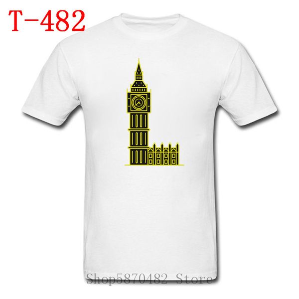 

funny 42 hiker's guide to london city classic tshirt landmark building bell tower t-shirt hipster travel brand man t shirts tees