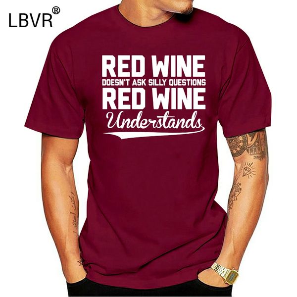 

red wine understands t-shirt - funny printed beer drinking t-shirt - 6 colours(2