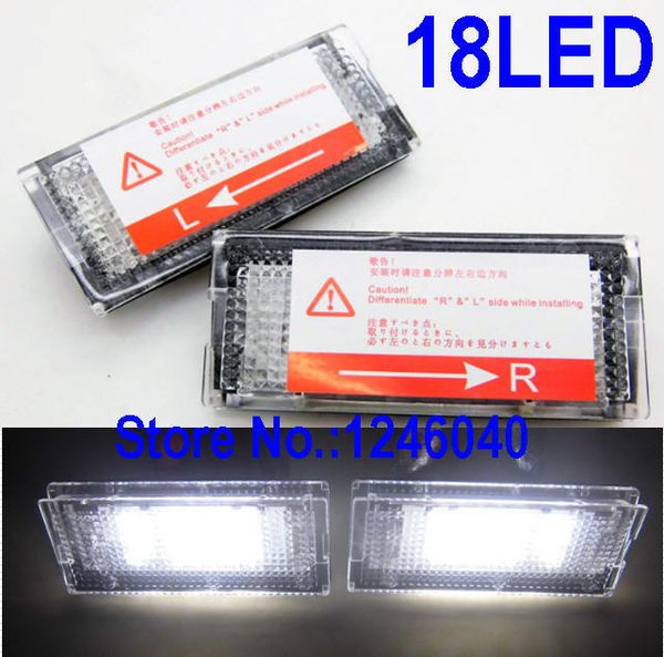 

прямая заменить canbus 18led фонарь освещения номерного знака номерного знака лампы белый для e46 sedan 4door 1998-2005 высокой яркости