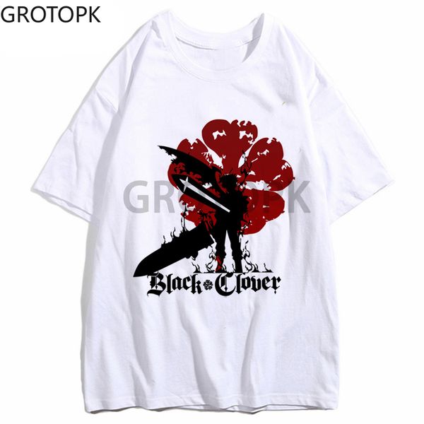 

2020 men women asta yuno black clover t shirt fashion anime boy girl t-shirt cool tees harajuku short sleeve streetwear