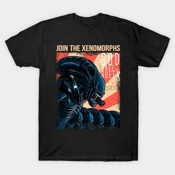 

men tshirt join the xenomorphs si fi movies t shirt women t-shirt tees top