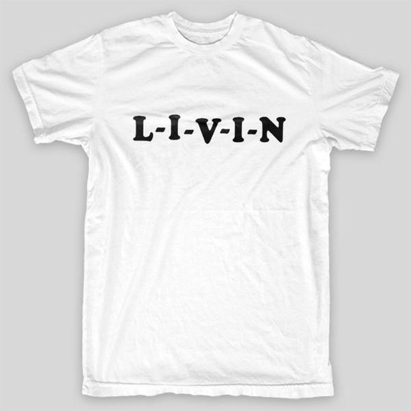 

2019 new men's l-i-v-i-n livin dazed and confused wooderson alright alright t-shirt summer fashion