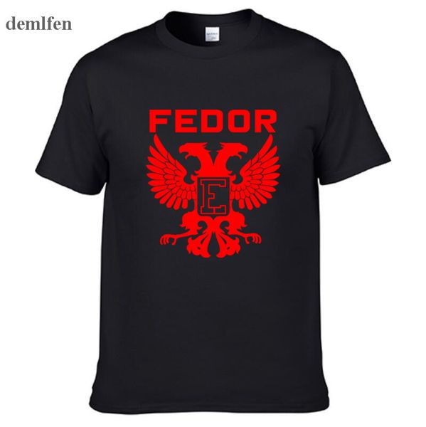 

pride russian fighter legend fedor emelianenko last emperor tee mens cotton t shirts short sleeve tees