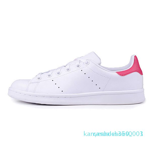 

2019 new mens smith casual shoes classic female flat shoes triple black pink green blue lovers sapatos stan sneakers size 36-45l02 k03