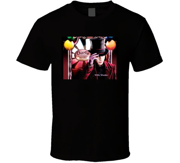 

новый вилли вонка и шоколадная фабрика great movie men's t-shirt размер s-2xl present casual tee shirt