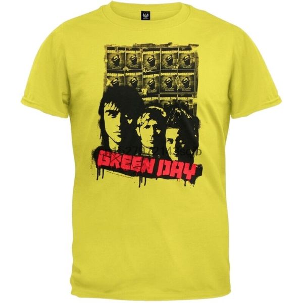 

green day - poster 09 tour mens t-shirt