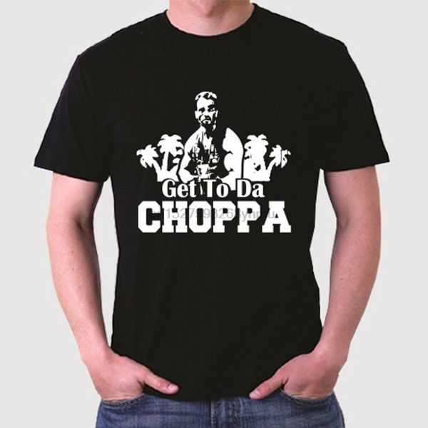 

arnold schwarzenegger get to the choppa men black t-shirt size s to 3xl