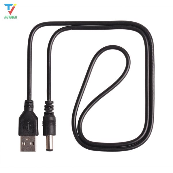 

100pcs/lot usb to dc5.5 dc charging electronic data line electronic accessories usb to dc 5.5 * 2.1mm copper core power cord cable