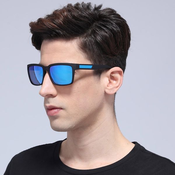 

brand designer men polarized sunglasses new fashion square male driving sun glasses shades eyewear gafas uv400, White;black