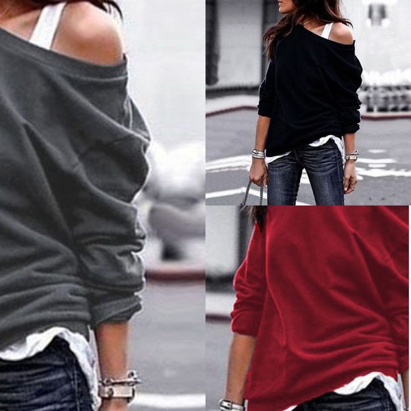 

new 5-color autumn and winter fashion round neck long sleeve women's new sweater sweater5-color autumn and winter fashion round neck lo, Black