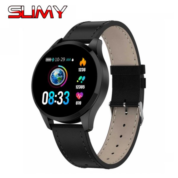 

slimy q9 smart watch men women ip67 waterproof heart rate blood pressure monitor fitness tracker smartwatch sms call reminder