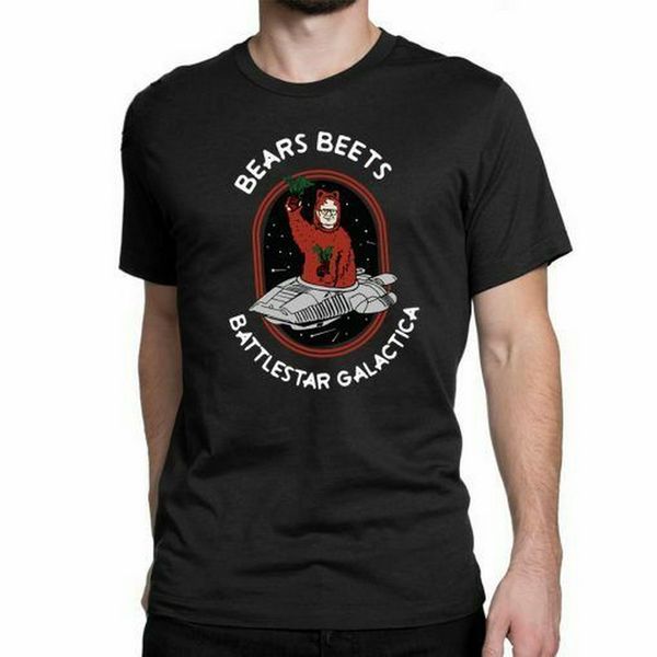 

bears beets battlestar galactica shirt custom screen printed tee shirt