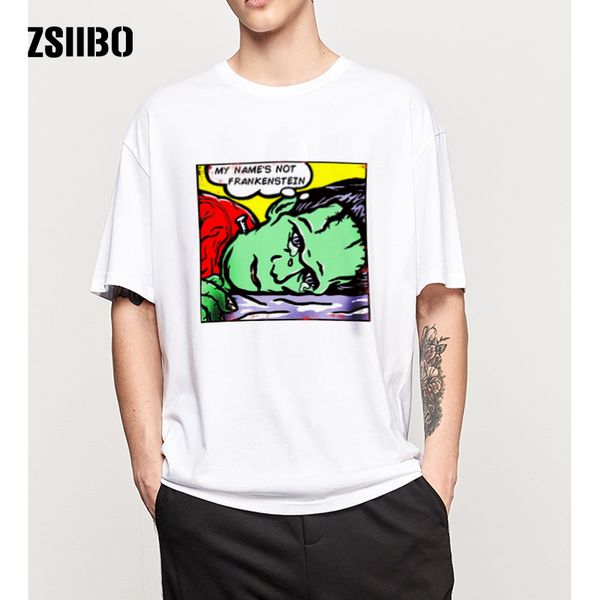 

hip hop t shirt men cyborg t-shirt harajuku streetwear tshirt short sleeve summer hiphop frankenstein printed tee hy1mc75