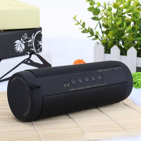 

new arrival t2 bluetooth speaker waterproof ip67 portable outdoor wireless mini column box speaker support tf card fm stereo hi-fi boxes