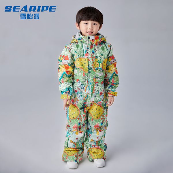 

skiing jackets searipe kids ski suit children brands waterproof warm boy snow jacket and pants winter snowboarding clothes child