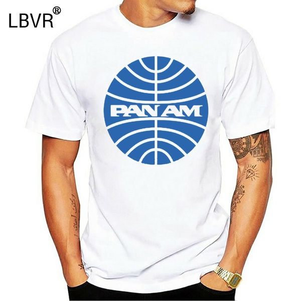 

tee shirt - printedpersonalised pan am logo men t shirt