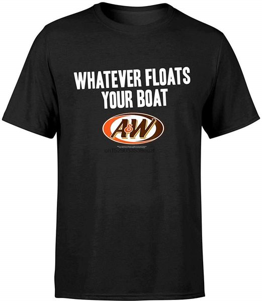 

a w root beer logo 19835 t shirt мужчины женщины оптовая o шеи футболочку