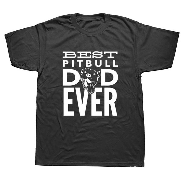 

смешной pitbull папа собак футболка мужчина лето хлопок harajuku с коротким рукавом o шея streetwear черная футболка