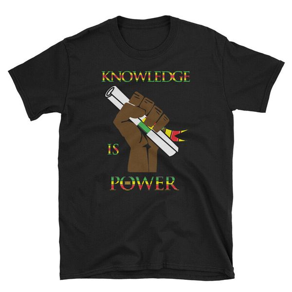 

knowledge is power black excellence graduation educated short-sleeve t-shirt oversized tee shirt