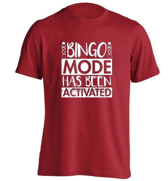 

bingo mode activated t-shirt game dabbers full house funny slogan hipster 5875