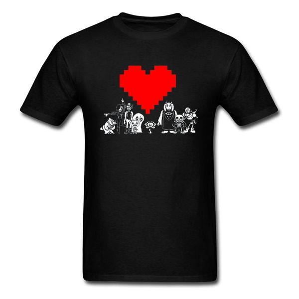 

марка tshirt undertale sans tshirt 2019 мужчины rpg игры футболка хлопок черный пиксель сердца tee черепа top halloween undertale papyrus