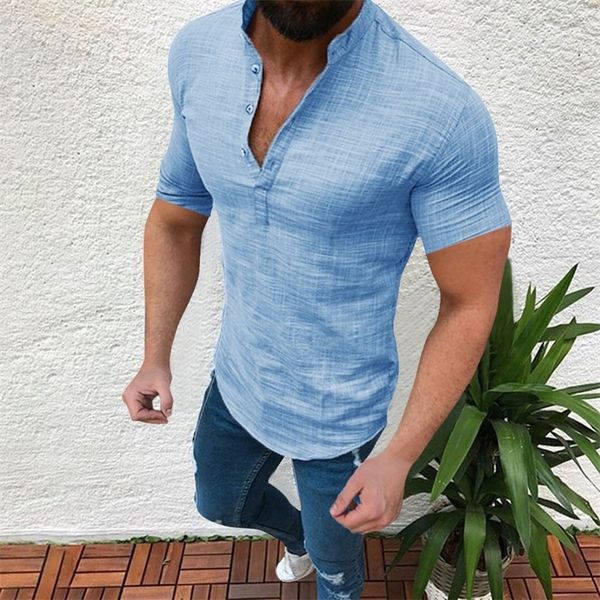 

2020 feitong brand clothing 4 colors v neck men's t shirt men fashion tshirts fitness casual for male t-shirt s-5xl dropshipping, White;black