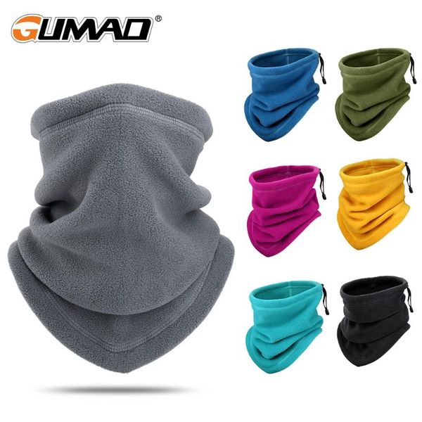 

men women winter bandana hiking face cover snowboard ski neck warmer gaiter cycling bicycle tube scarf sports thermal half mask, Black