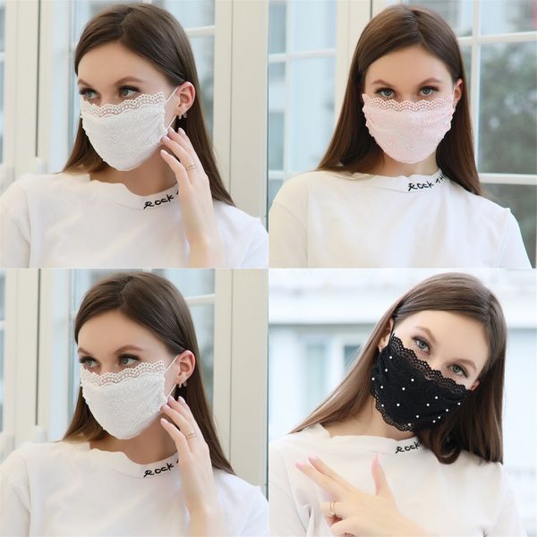 

printing flowers face maskface masks out door sport riding masks fashion mask#115, Black