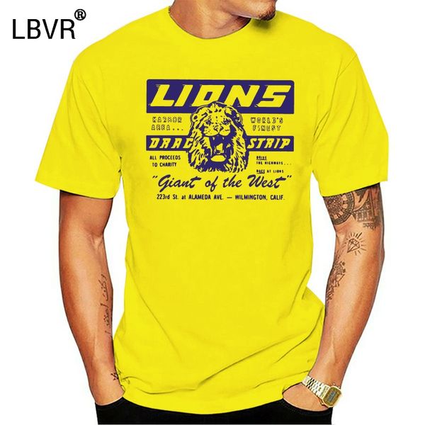 

once upon a time in hollywood lions drag strip shirt casual plus size tee shirt