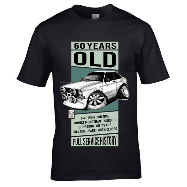 

funny 60 year old koolart classic mk2 escort car mens t-shirt 60th birthday gift t-shirt 2019 fashion men design summer cool tee