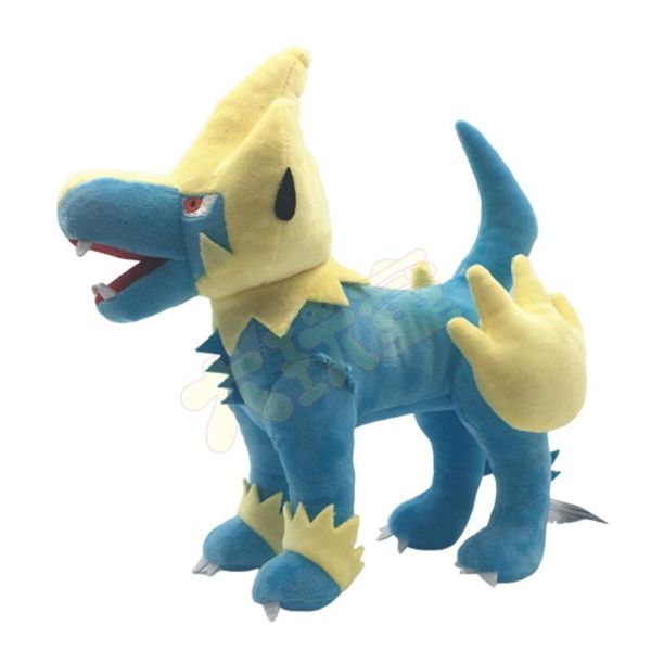 

100% new cotton 27x24cm manectric plush toy animals for child holiday gifts nopo073
