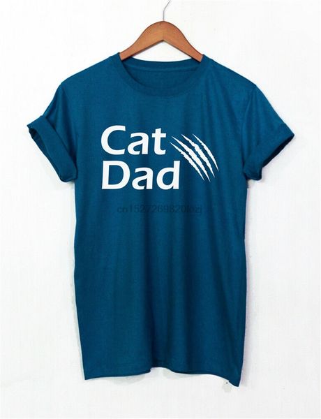 

dad t-shirt father of cats shirt daddy funny tee gift popular tagless tee shirt