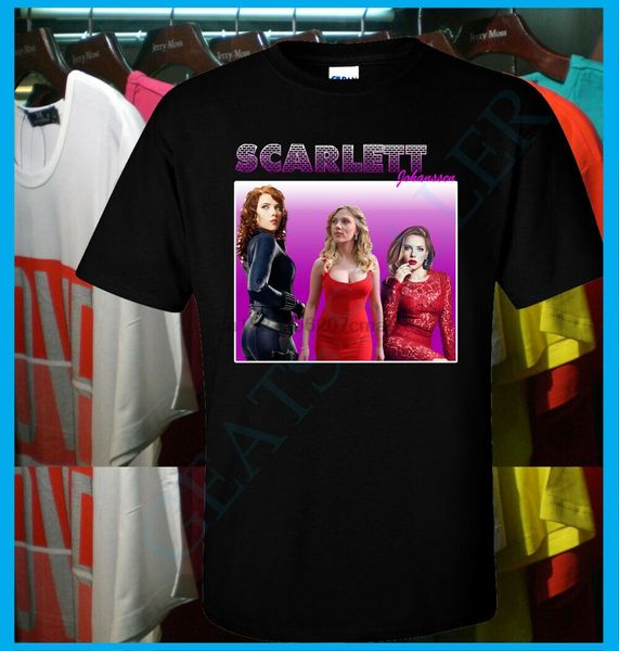 

new scarlett johanssen actress hollywood black widow t shirt s-2xl(1